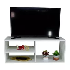 Rack Para Sala Suspenso Tv Dvd Video Game 1 Metro Branco