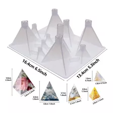  Molde De 11 Piramides Para Orgones