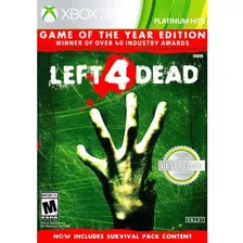 Left 4 Dead Edicion Juego Del Año Xbox 360/one (d3 Gamers)