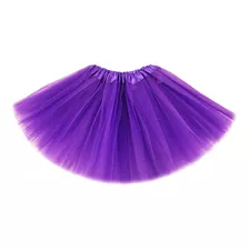 Tutu Falda Niña Ballet Disfraz Variedad Colores Tul Y Satin