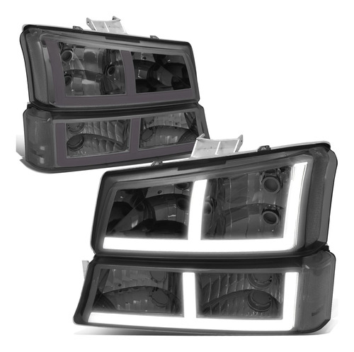 Foto de Dna Motoring Hl-lb4-csil03-sm-cl1 - Par De Faros Delanteros 