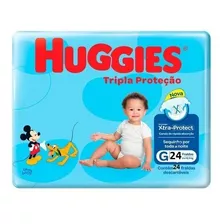 Fralda Huggies Tripla Proteção Jumbo G