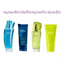 Jafra Navigo Homme+ Femme 100 Ml+ Gel Baño+ Body Lotion