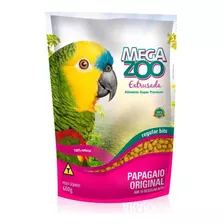 Ração Megazoo Extrusada Papagaios Regular - 600g