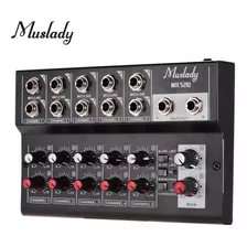 Muslady Mix5210 - Consola De Mezcla De 10 Canales (audio Dig