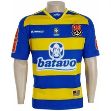 Camisa Flamengo Olympikus 2010 Azul Amarela Original Nova 