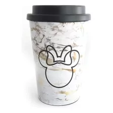 Vaso De Cafe Minnie Mouse 390ml Color Dorado