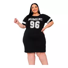 Vestido Estampado Plus Size Feminino Camisão Gringa Confort