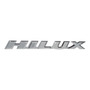 Letras Hilux Toyota Emblema Insignia 19cmancho 3,3xmalto  Toyota Hilux