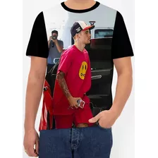 Camisa Camiseta Justin Bieber Álbum Show Música Envio Hj 19