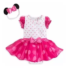 Fantasia Baby Minnie Rosa Original Disney Store Pta Entrega