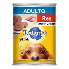 Pedigree Adulto Lata De Res Molida 625 Gr (12pz)