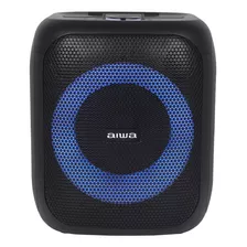 Parlante Portátil Bluetooth Aiwa Karaoke Tws 20w Aw-pok9t Color Negro