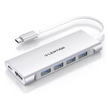 Lention Usb-c Multi-port Hub Con 4k Hdmi Output 4 Usb 3.0 Ty