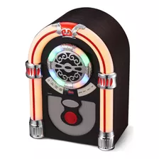 Ueme Jukebox De Mesa Retro Con Bluetooth, Radio Fm, Puerto D