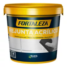 Rejunte Acrílico 1kg Cinza Platina Fortaleza