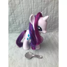 My Little Pony Rarity Hasbro Original 21cm Com Escovinha