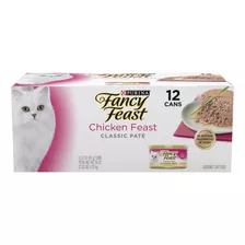 Comida Para Gatos - Pate De Pollo Fancy Feast - 12 Latas