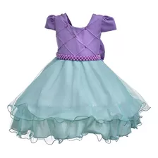 Vestido De Festa Infantil Ariel