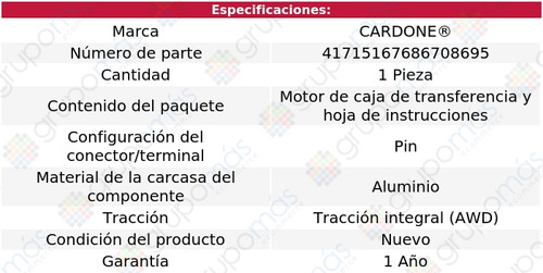 Motor Caja Transferencia Cardone Ml400 Awd 2015 Foto 5