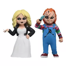 Pack 2 Figuras De Acción Toony Terrors Chucky Y Tiffany