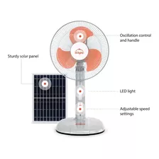 Ventilador Solar Sf40 Cantidad De Aspas 3 Color De La Estructura Naranja Oscuro Color De Las Aspas Naranja Diámetro 12 Material De Las Aspas Plástico