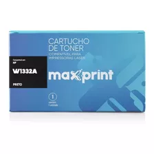 Cartucho De Toner Maxprint W1332a Preto