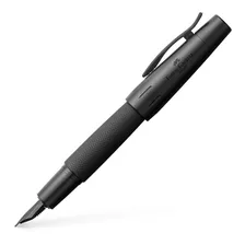 Lapicera Pluma Faber-castell E-motion Pure Black - Medium