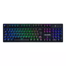 Teclado Gamer Fallen Pantera Preto Switch Azul