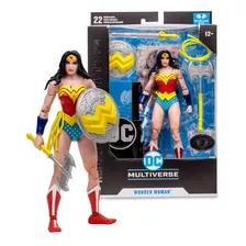 Boneca Wonder Woman Mcfarlane Toys Platinum Edition Mulher