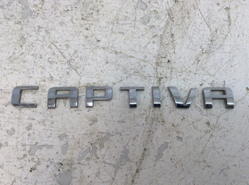 Emblema Letras Cajuela Chevrolet Captiva Sport Mod 08-12 Foto 3