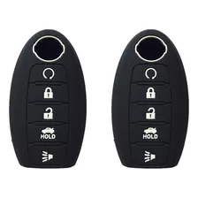 2pcs Silicone Smart Remote Key Fob Cover Compatible Wit...