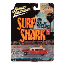 Johnny Lightning 1959 Cadillac Ambulance Surf Shark 1:64