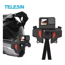 Arnés De Casco Integral Moto O Mtb - Telesin Para Gopro 