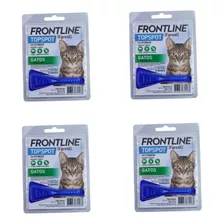 Kit Combo C/ 04 Unid Frontline Topspot Para Gatos-original 