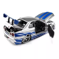 Rapido & Furioso Brian's Nissan Skyline Gt-r (r34) 1:24 