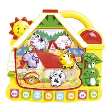 Brinquedo Educativo Casinha Paradise Musical Animais Dm Toys