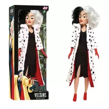 Boneca Vilãs Cruella 55cm Disney Gigante Babybrink Fashioni