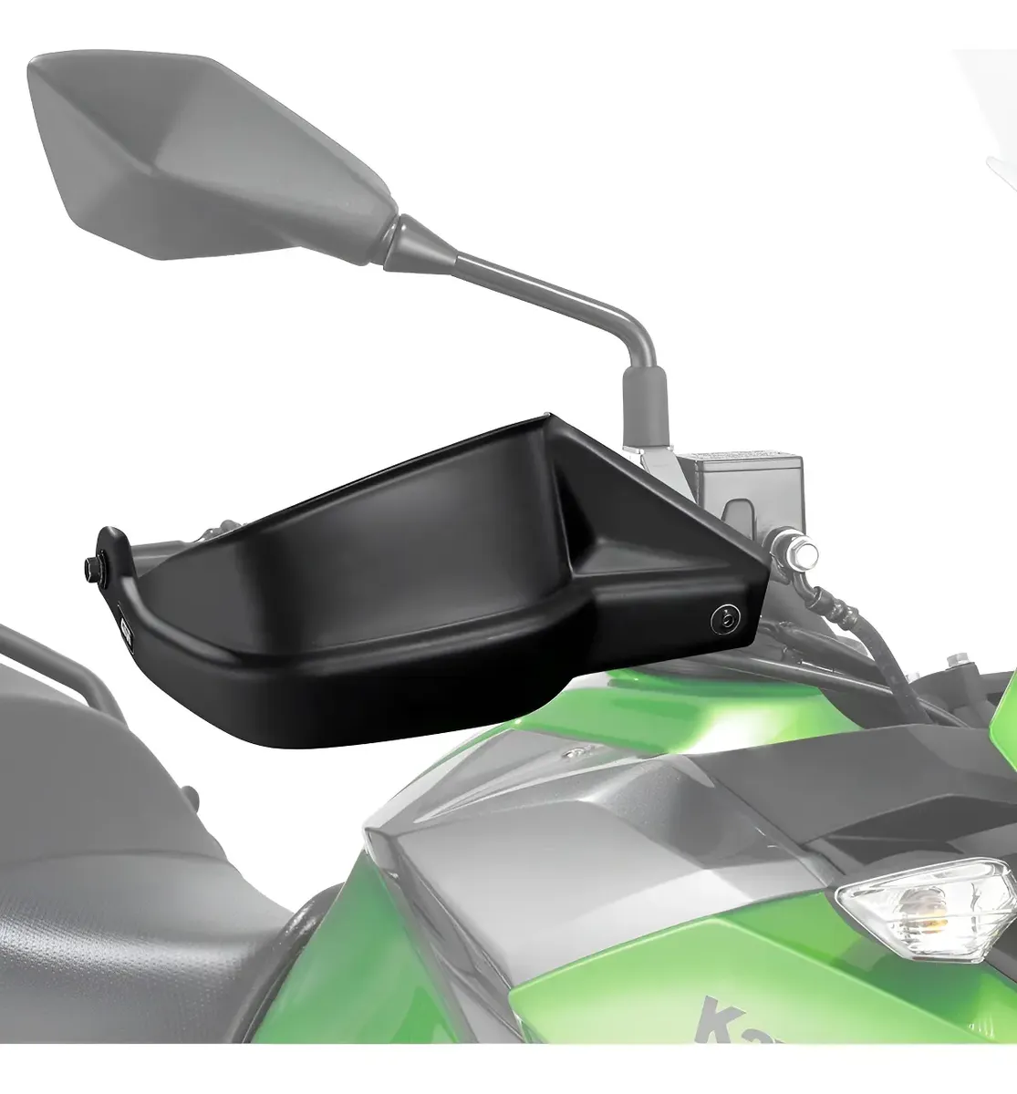Cubremanos Givi Kawasaki Versys X 300 17- 18 Plan Fas Negro Izquierdo/derecho