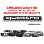 Emblema Quattro Audi A3, A4, A5, A6 Y Q5 Rojo/negro 