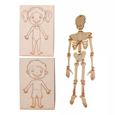 Kit Didáctico Esqueleto + Cuerpo Humano - Imaginarte Láser