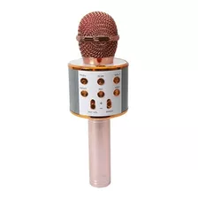 Microfono Karaoke Parlante Bt Recargable Colores Ws-858