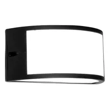 Lámpara Aplique Led De Pared Eclipse 9009 Color Negro 220v