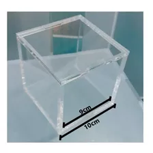 Vitrina Exhibidor Caja Cubo Acrílico Para Colección 10cm