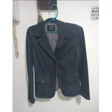 Campera De Jeans Talle M Forrada Marca Tucci 