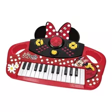 Organo Electronico 24 Teclas Disney Minnie 5259 Nikko Chicos Color Rojo