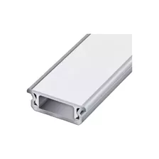 Perfil De Aluminio Anodizado 1,5mt Para Tira De Led Con Tapa