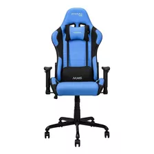 Cadeira Gamer Mx6 Giratória Azul E Preto Mymax