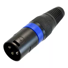 Conector Macho Xlr Negro