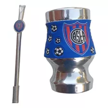 Mate Y Bombilla De San Lorenzo En Caja. Oficial 